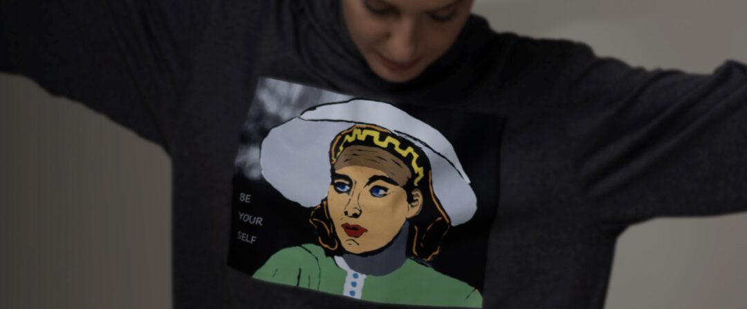 Neon Art | Hoodie | BE YOURSELF - Image 3