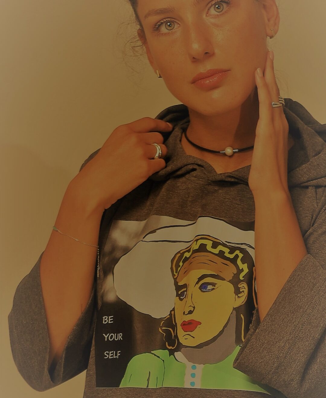 Neon Art | Hoodie | BE YOURSELF - Image 2